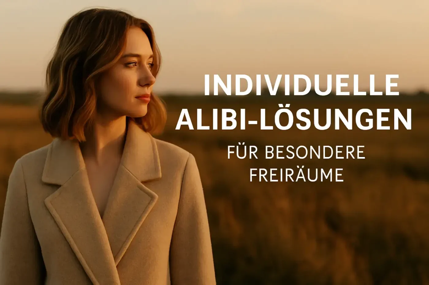 Professionelle Alibis und individuelle Alibi-Lösungen.